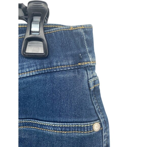 Falls Creek skinny Fit Jeggins Medium Wash Blue Elastic Waist Pull on size 8 - Picture 3 of 5